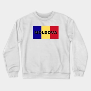 Moldova Flag Colors Crewneck Sweatshirt